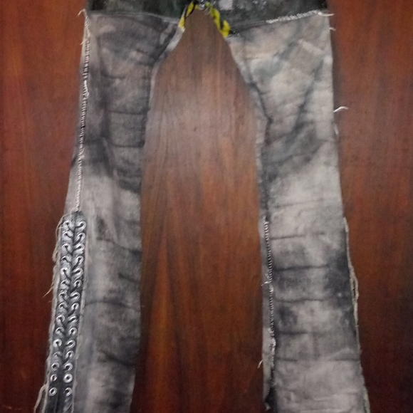 (Kat Von D's)Agatha Blois/NYC Custom Leather Pants - Picture 3 of 10